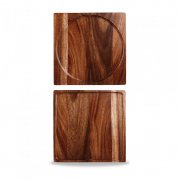 Wood Square Presentation Board 12" Box 4