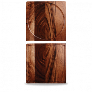Wood Square Presentation Board 13 2/8" Box 4
