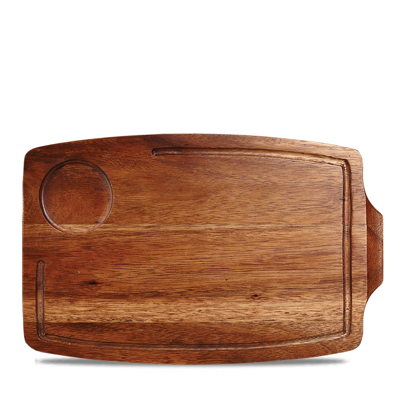 Wood Rectangular Serving Board 13 5/8X8 5/8" Box 6