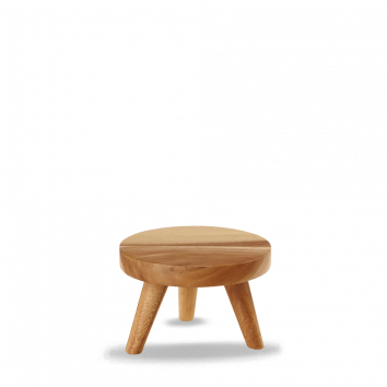 Wood Round Small Stand 15X10Cm Box 4