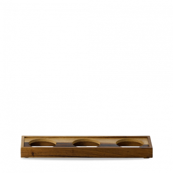 Wood  3 Bwl Pres Platform 12 1/2"X52X1 1/2" Box 4