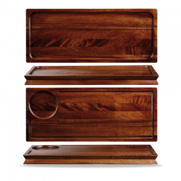 Wood  Large Deli Board 40 X 16.5Cm Box 4