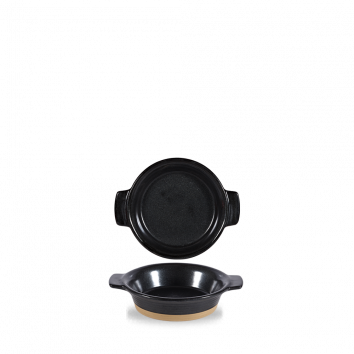 Black Igneous  Individual Dish 6.6Oz Box 6