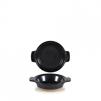 Black Igneous  Individual Dish 5.5" Box 6