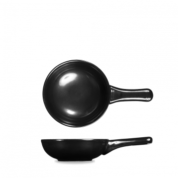Rustics Black Sparkle  Small Skillet 13Oz Box 6