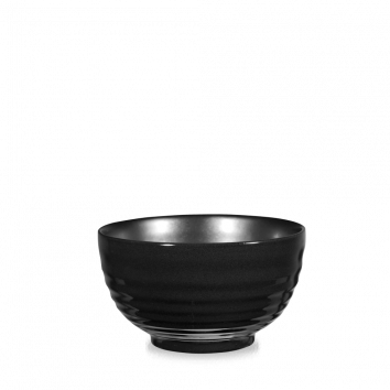 Rustics Black Sparkle Ripple Deli Bowl 40Oz Box 6