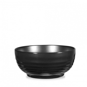 Rustics Black Sparkle Ripple Deli Bowl 70Oz Box 4