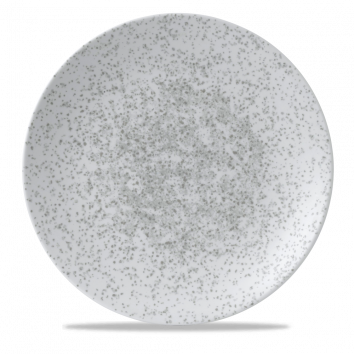 Menu Shades Caldera Chalk White Coupe Plate 11 3/8" Box 6