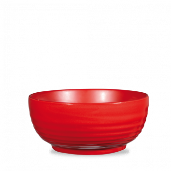 Rustics Red Glaze Ripple Deli Bowl 70Oz Box 4