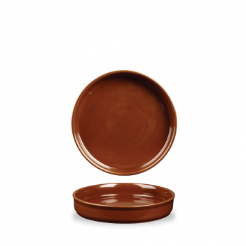 Rustic Terracotta  Mezze Dish 17Cm Box 6