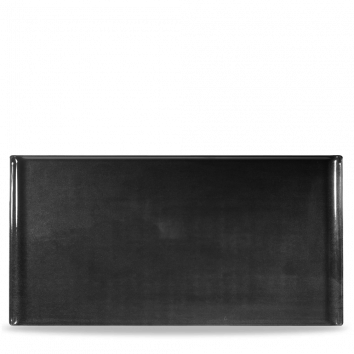 Plastic  Rect Blk Melamine Tray 20 7/8"X12 3/4" Box 2