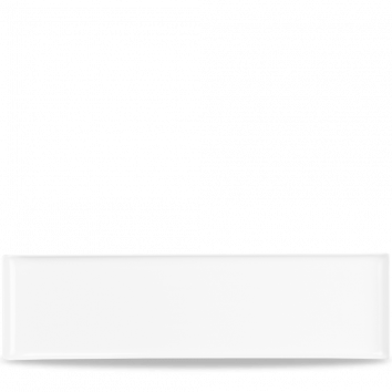Plastic  White Melamine Tray 22"X6" Box 4