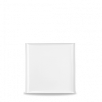 Plastic  Sq White Melamine Tray 11 7/8"X11 7/8" Box 4