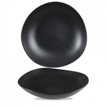 Plastic Trace Granite Blk Melamine Bowl 15" Box 2