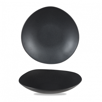 Plastic Trace Granite Black Melamine Bowl 12.5" Box 4