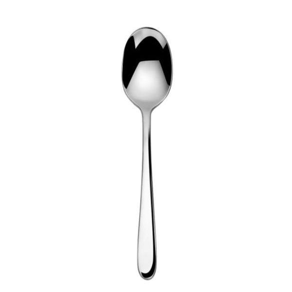 The Elia Zephyr Table Spoon is carefully crafted in highly polished 18/10 Stainless Steel, to a smooth mirror finish.