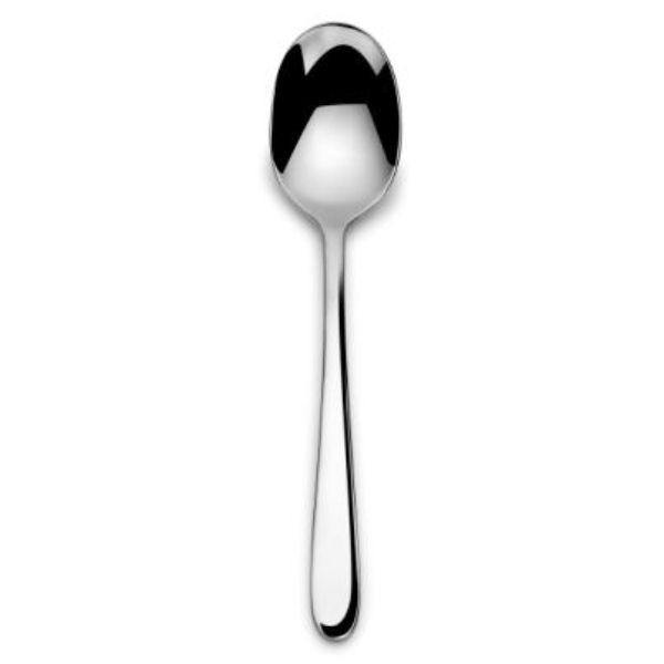 The Elia Zephyr Dessert Spoon is carefully crafted in highly polished 18/10 Stainless Steel, to a smooth mirror finish.