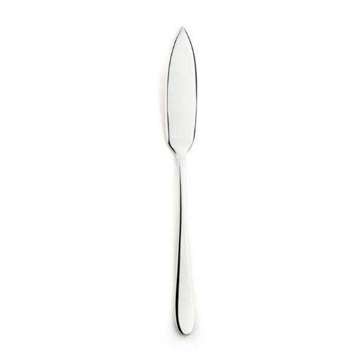 The Elia Zephyr Fish Knife is carefully crafted in highly polished 18/10 Stainless Steel, to a smooth mirror finish.