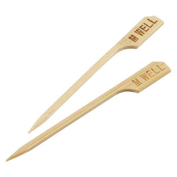 Bamboo Skewers Sticks Steak Markers Medium Well 9cm/3.5" (100pcs)