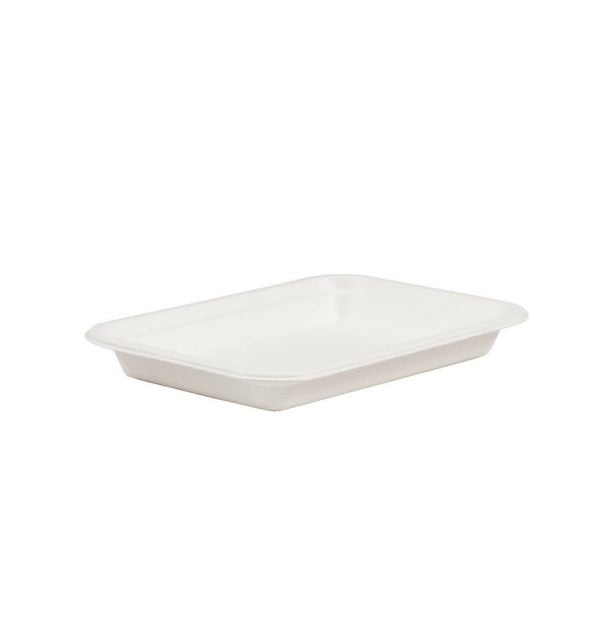 7" Bagasse Chip Tray (Pack 1000)