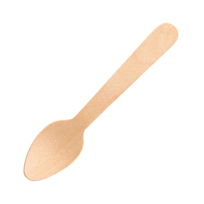Wooden Disposable Tea Spoon (Pack 100)