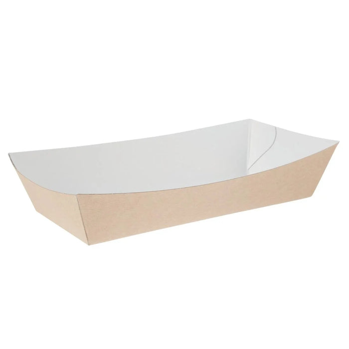 Compostable Kraft Food Tray Large 220mm (Pack 250)