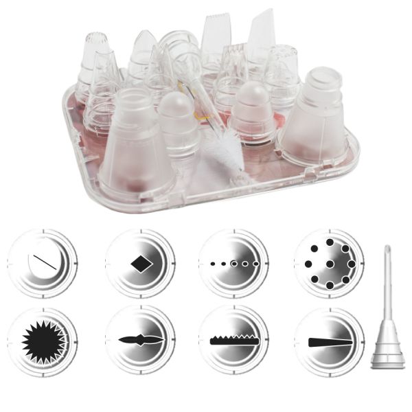 Piping Nozzle Set Deco Designs
