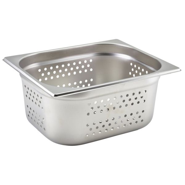 Perforated Pan Stainless Steel 150mm Deep Gastronorm 1/2