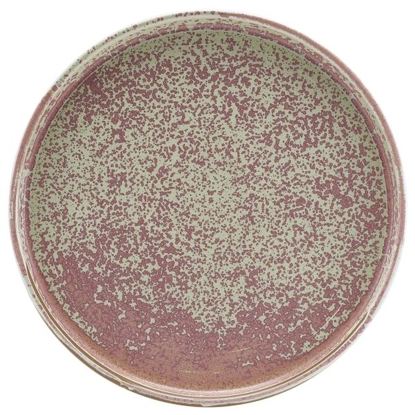 Terra Porcelain Rose Low Presentation Plate (25cm)