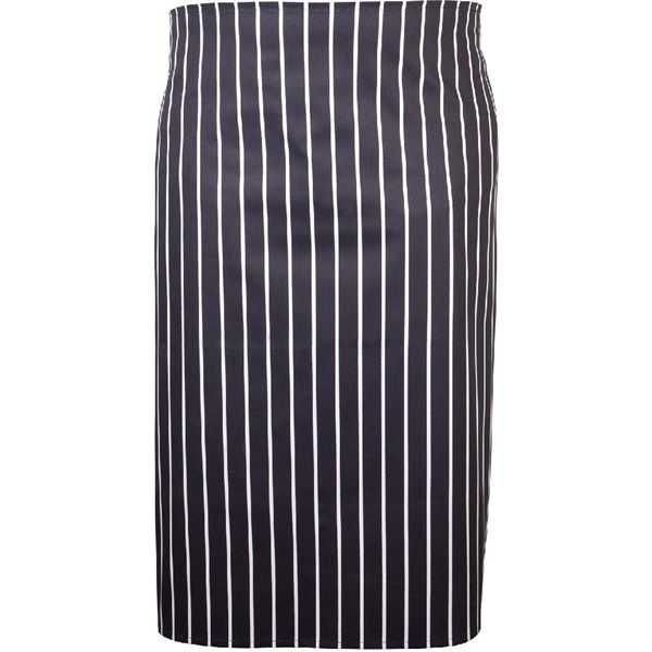 Butchers Waist Apron Navy Stripe 71cm x 76cm