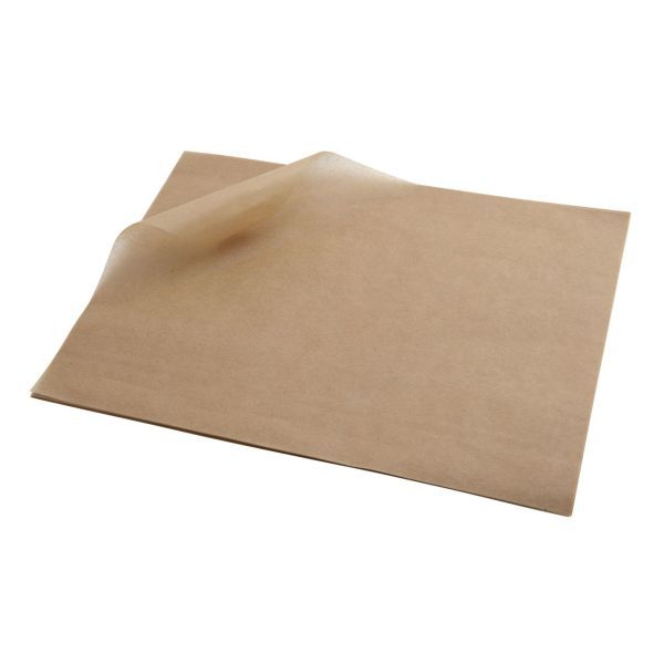 Greaseproof Paper Brown 25 x 20cm (Pack 1000)