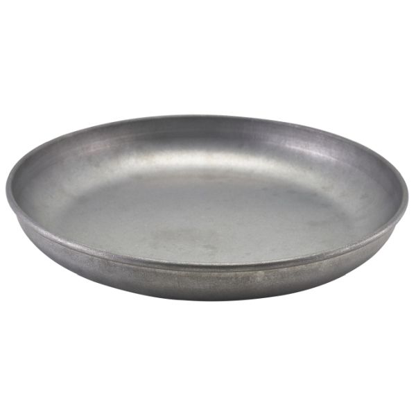 Serving Plate Vintage Steel 26 x 4cm