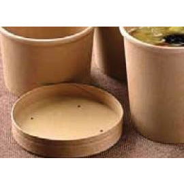 Lids for Kraft Heavy Duty Paper Soup Container 8oz, 12oz & 16oz (Pack 500)