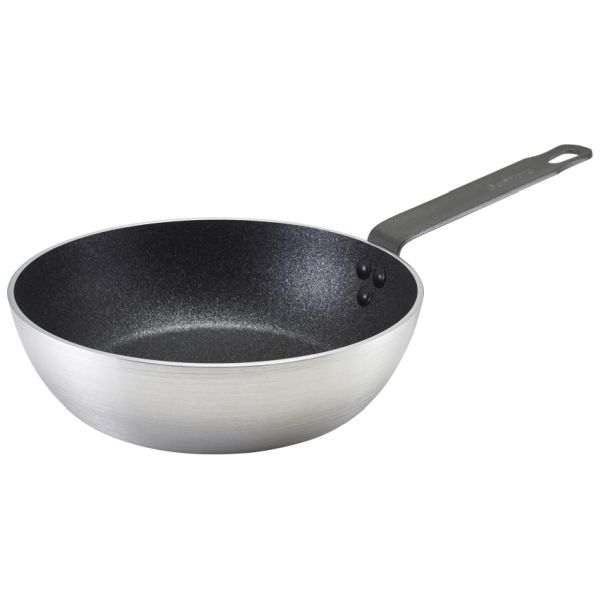 Non Stick Teflon Aluminum Induction Saute Pan 24cm
