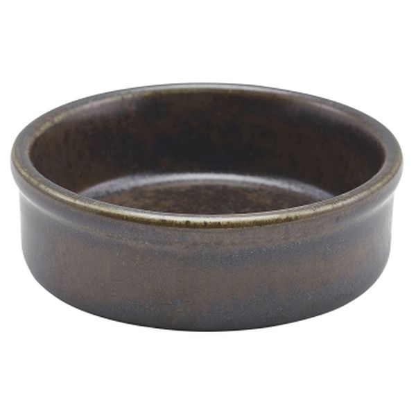 Terra Porcelain Black Tapas Dish 10cm (Pack 12)