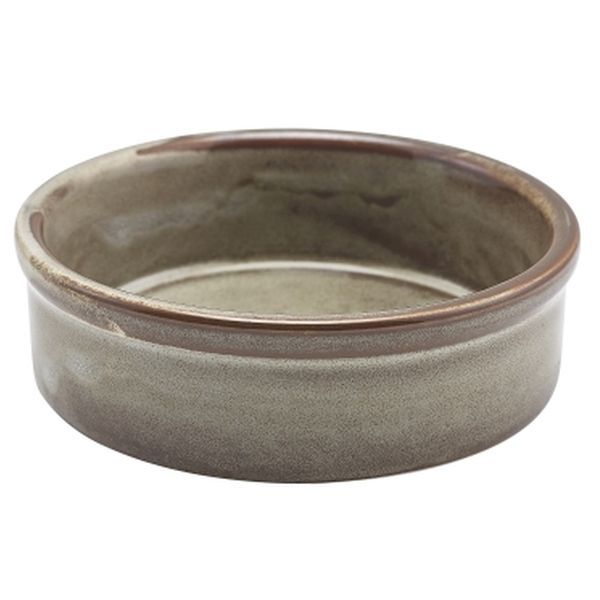 Terra Porcelain Grey Tapas Dish 10cm (Pack 12)