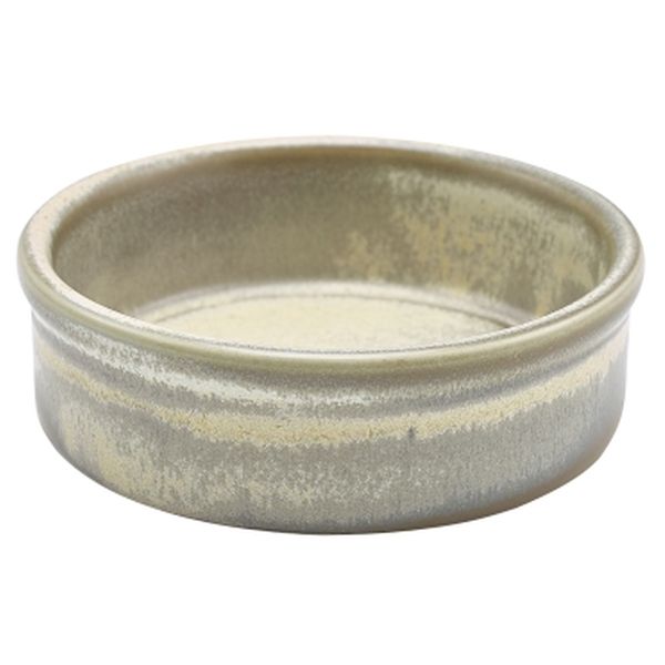 Terra Porcelain Matt Grey Tapas Dish 10cm (Pack 12)