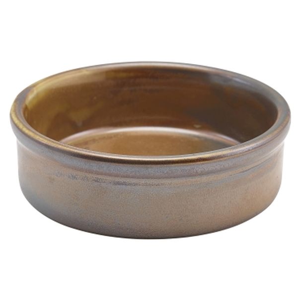 Terra Porcelain Rustic Copper Tapas Dish (10cm)