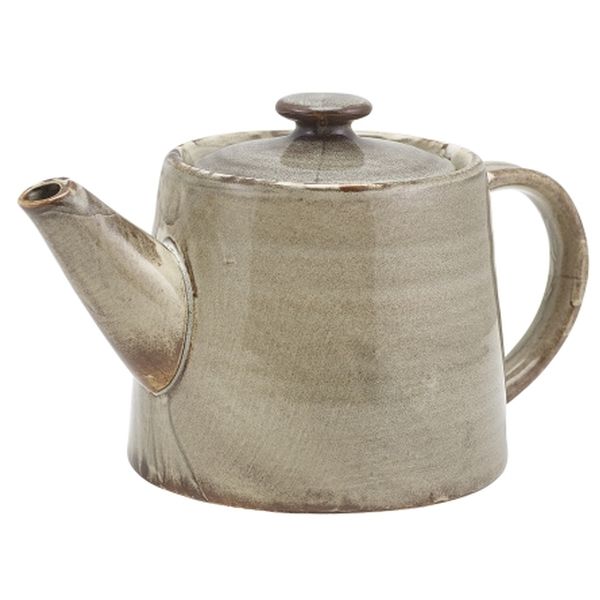 Terra Porcelain Grey Teapot (50cl/17.6oz) (Pack 6)