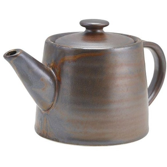 Terra Porcelain Rustic Copper Teapot (50cl/17.6oz) (Pack 6)