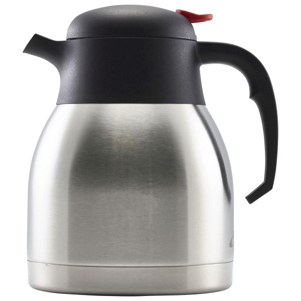 Vacuum Push Button Jug Stainless Steel 1.2L